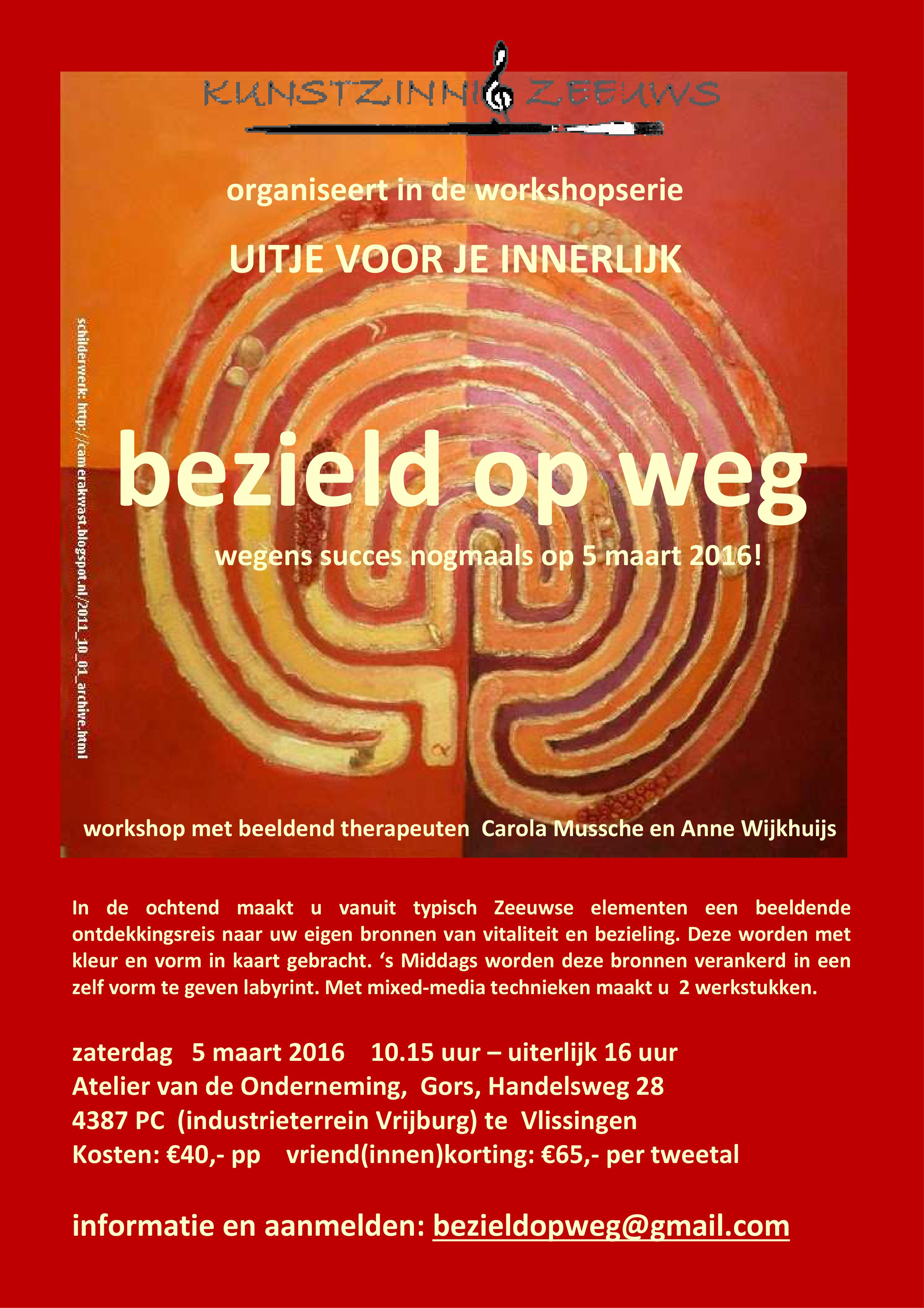 Bezield op weg
