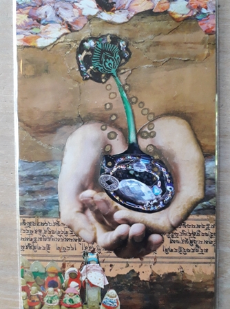 Soulcollage geel zaad